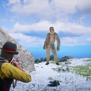 Как найти снежного человека (бигфута) Red Dead Redemption 2