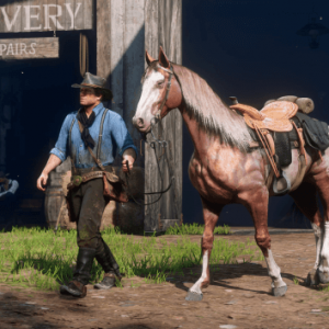 В Red Dead Online лошадь заступилась за хозяина