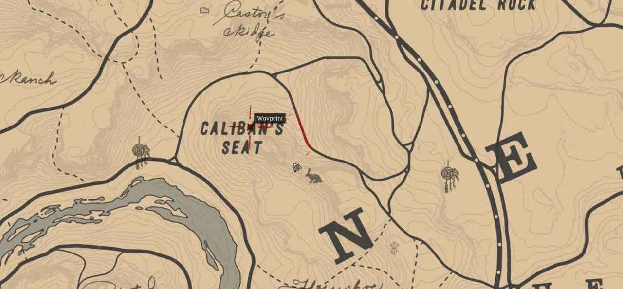 Карта Caliban’s Seat скрин 3