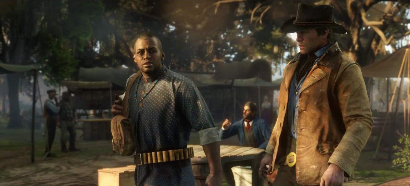 Негр помощник в Red Dead Redemption 2 фото