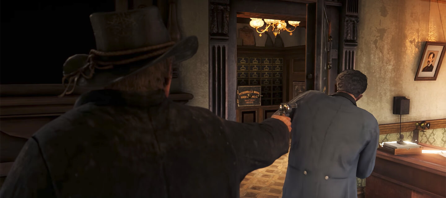 Ограбление в Red Dead Redemption 2 фото